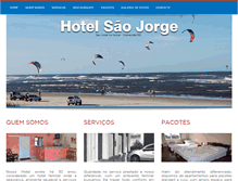 Tablet Screenshot of hotelsaojorgelitoral.com.br